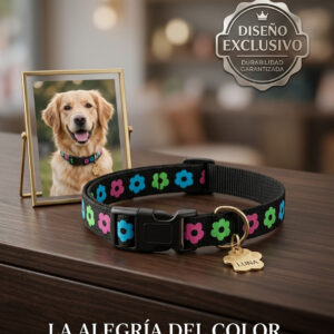 COLLAR NEGRO PERROS/GATOS