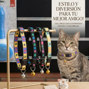 COLLAR CON CASCABEL PARA GATOS